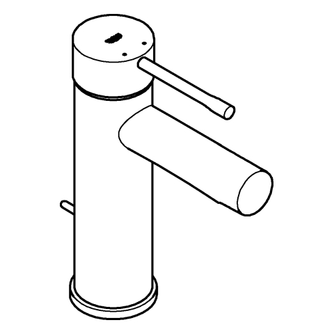 GROHE EH-WT-Batterie Essence 24175_1 S-Size Zugstangen-Ablaufgarnitur chrom
