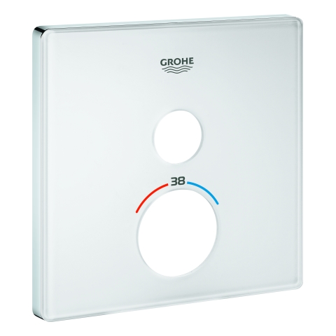 GROHE Rosette 49038 eckig für SmartControl moon white