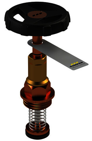 KEMPER KRV-Oberteil absperrbar m. RV, RG EPDM-Sitzdichtung DN80