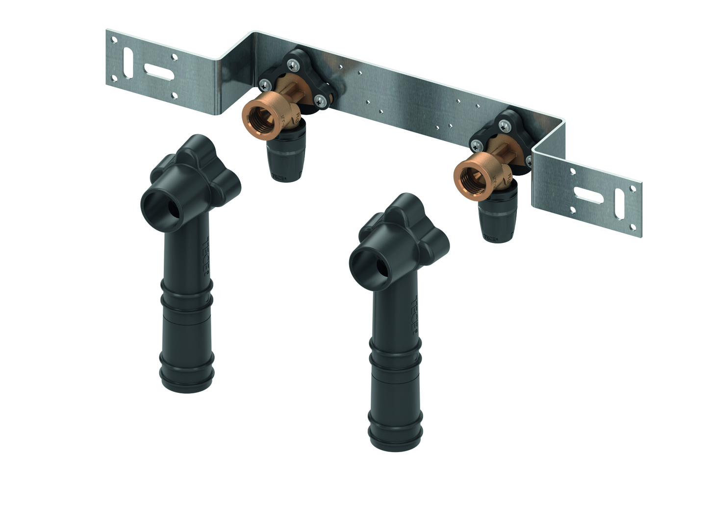 TECElogo-Push Montageeinheit mit Wands. 150mm Dim.16xRp1/2"Rotguss/Si-Bronze TECElogo-Push Montageeinheit mit Wands. 150mm Dim.16xRp1/2"Rotguss/Si-Bronze