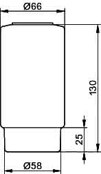 KEUCO Lotionspender Plan 14957 f. Schaumseife, Echtkristall mattiert
