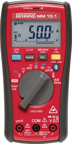 Digital-Multimeter MM 10-1 0,1 mV-1000 V True RMS BENNING Digital-Multimeter MM 10-1 0,1 mV-1000 V True RMS BENNING