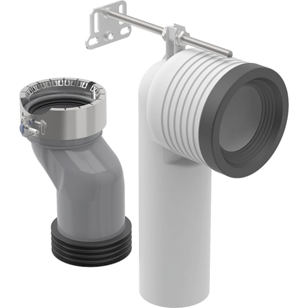Geberit Anschlussset f. Stand-WC TurboFlush, Abgang vertikal