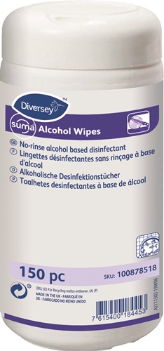 Desinfektionstücher Alcohol Wipes 150 Tü .Dose SUMA Desinfektionstücher Alcohol Wipes 150 Tü .Dose SUMA