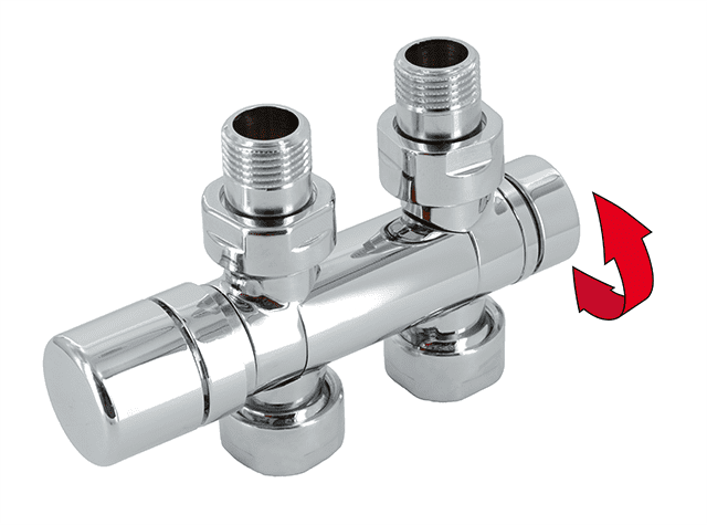 ZE Anschluss-Armatur Set U M30x1,5, Eck- oder Durchgangsform, weiß
