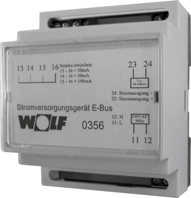 Wolf eBus-Konstantstromversorger Stromeinspeisung (30/50x100 mA) Wolf eBus-Konstantstromversorger Stromeinspeisung (30/50x100 mA)