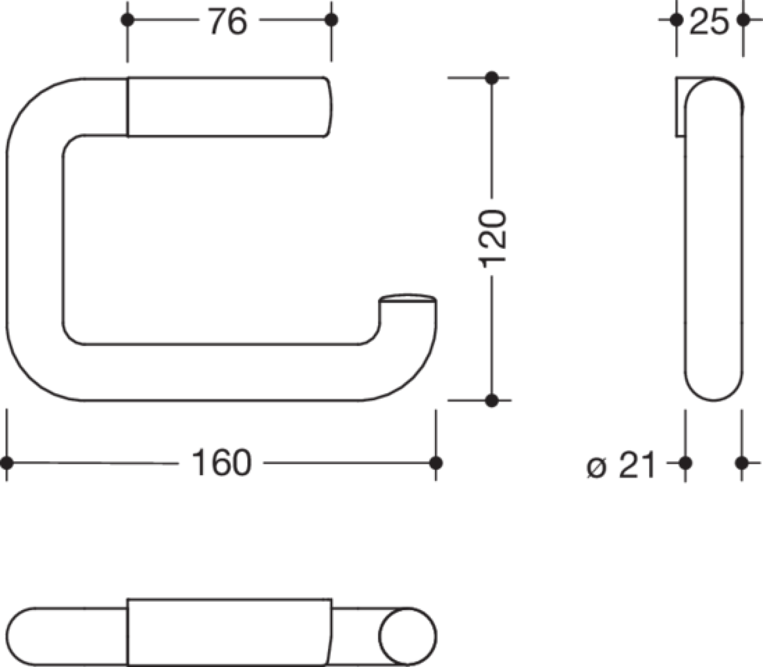 HEWI WC-Papierhalter Ser 477, antimikrobielle Ausrüstung signalweiß