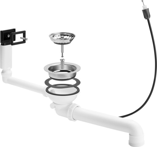 Viega Ablaufventilset 7139.161 in Kunststoff weiss