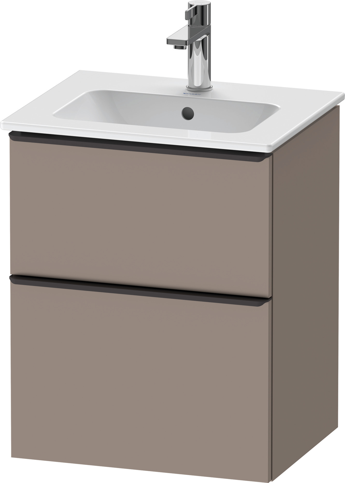 Duravit D-Neo WTU,Ausz:1,Schubk:1,GR:Dia.Schw 510x402x625mm,Wandh,Basalt Matt,Dekor