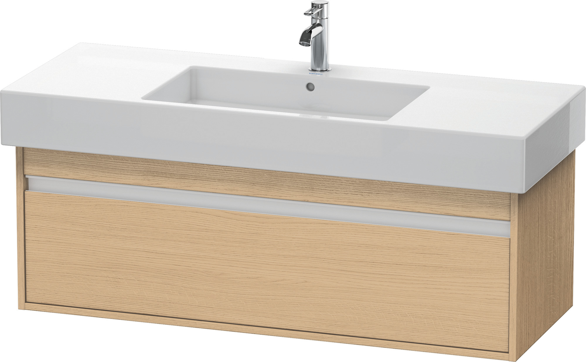 Duravit WTU wandhängend Ketho 455x1200x410mm 1 Auszug, für 032912, Eiche Natur