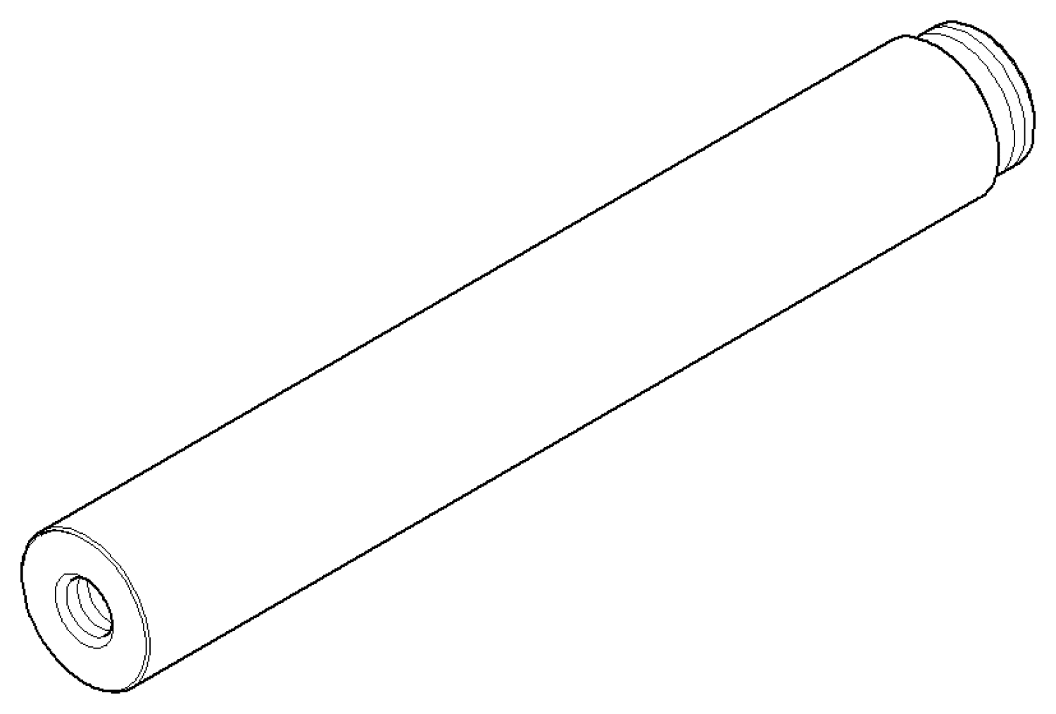 DO Halter ERSATZTEILE 083109611 D 18 x 126,5 mm Weiß matt