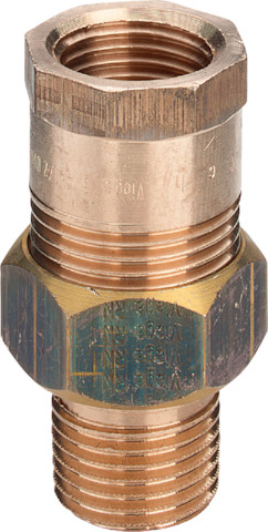 Viega Rohrverschraubung 3341 konischdichtend in R3/4 x Rp3/4 Rotguss