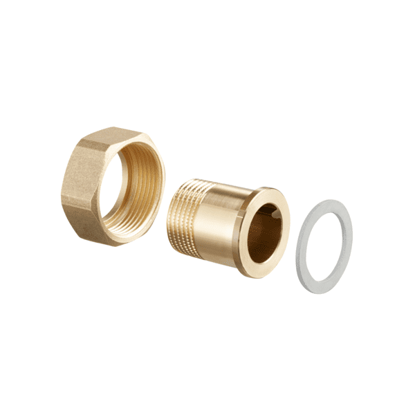 OVENTROP-Tüllenanschluss-Set 3/4",Set=2 Tüllen m. AG,flachdicht,m. ÜM