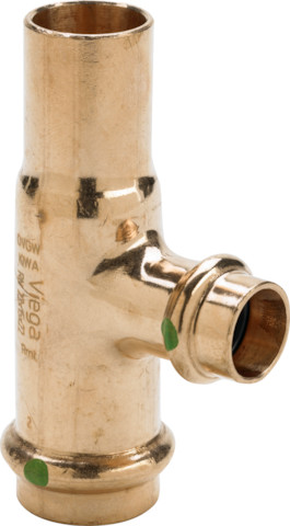 Viega T-Stück mit SC Profipress 2418.1 in 22x15x22mm Kupfer