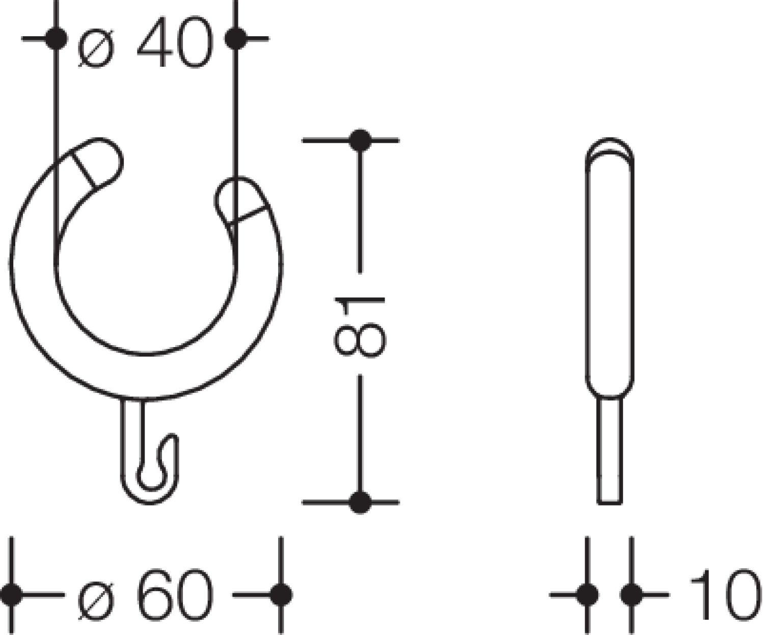 HEWI Vorhangringe, 5 St., f. Serien 801,805 C.,800 K aquablau