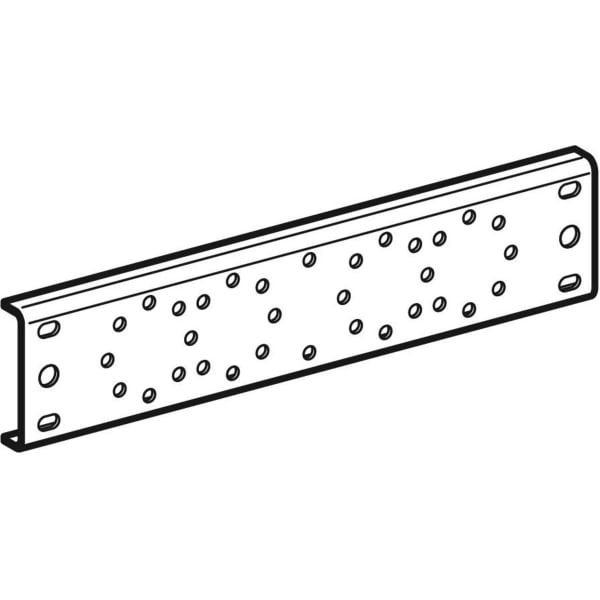 Geberit Montageplatte gerade zweifach Anschlussdistanz 7,65 cm oder 15,3 cm