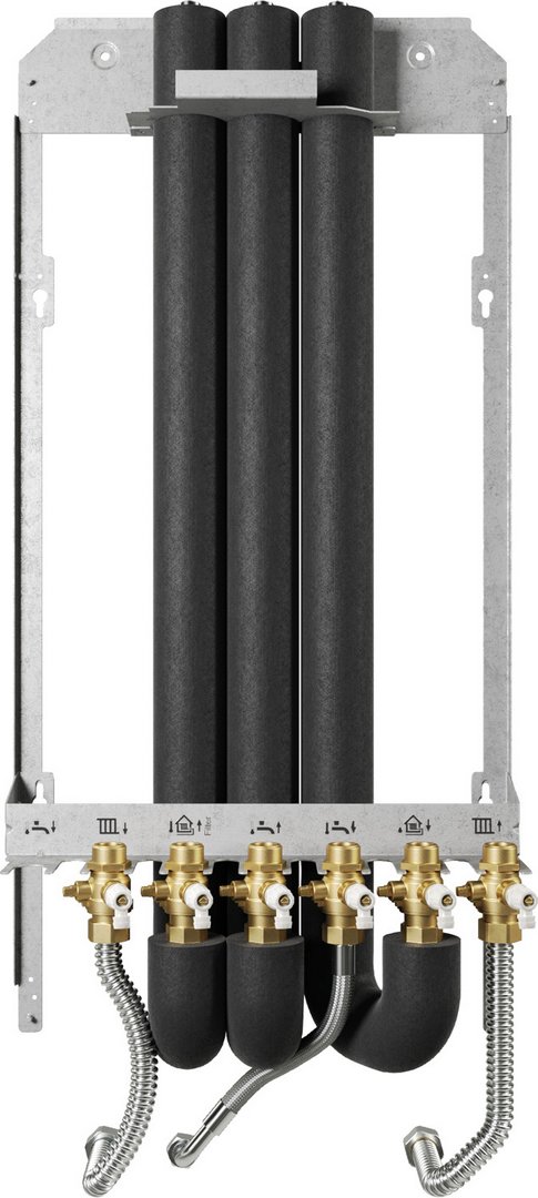 BOSCH Zubehör für Wohnungsstationen Montagerahmen F7001 RS, 6 KH, PWC+V oben