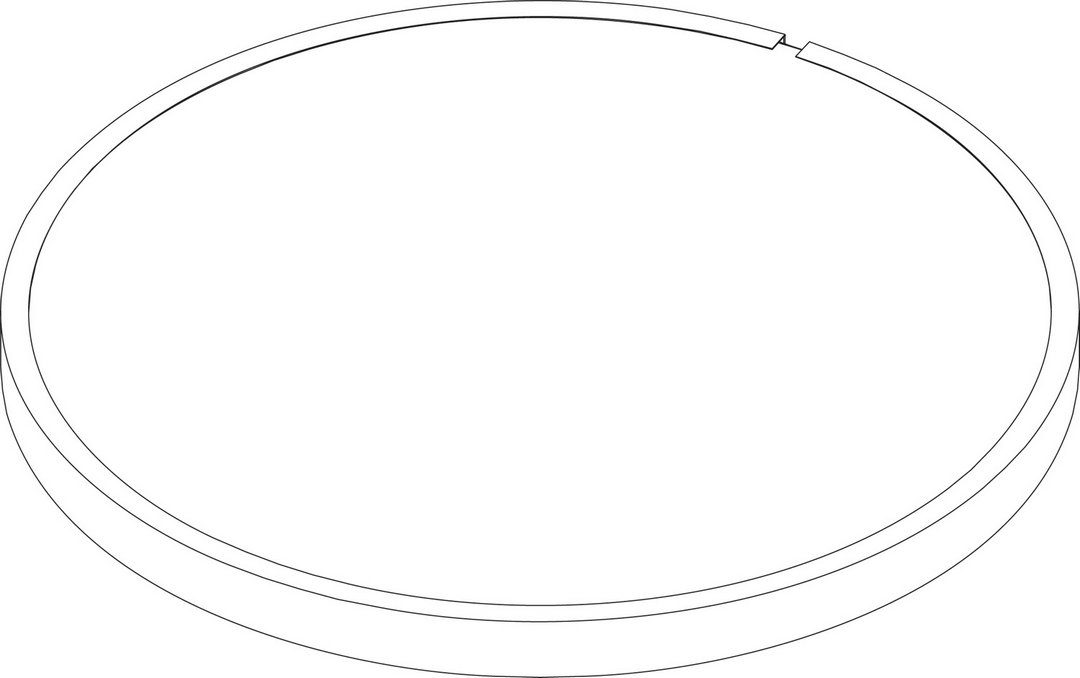 BOSCH Ersatzteil TTNR: 8735100340 Verkleidungsdeckel D950x50 weiß Everp