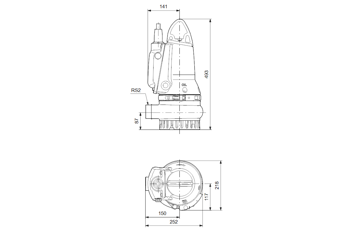 GRUNDFOS Schmutzwasserpumpe DP10.50.09.E.2.1.502