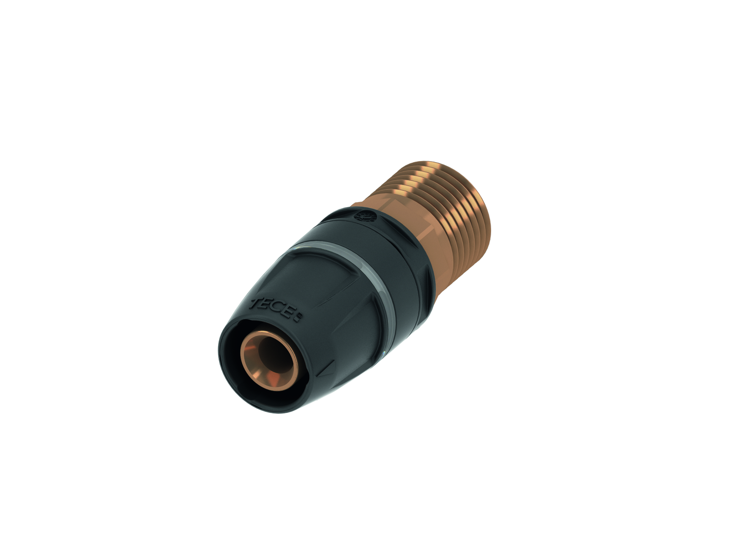 TECElogo-Push Übergangsnippel Dim. 63 x R 2", Rotguss/Si-Bronze