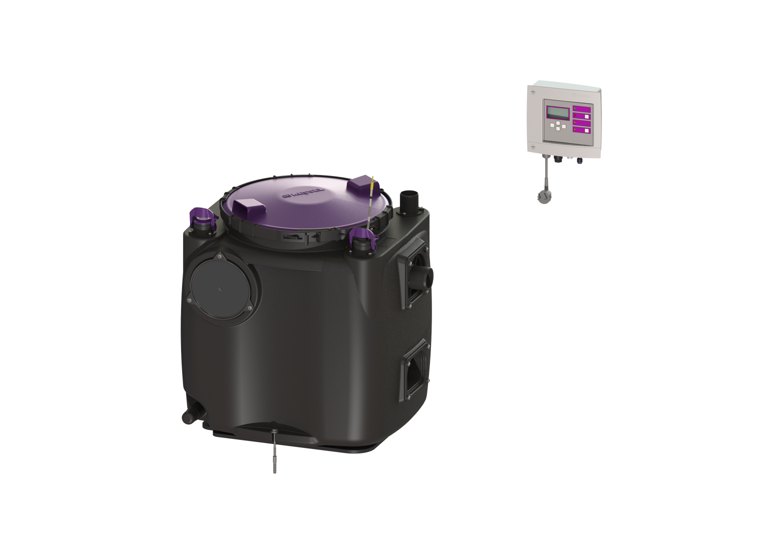 KESSEL-Hebeanlage Aqualift 100 Tronic, GTF1250, freie Aufstellung, res.