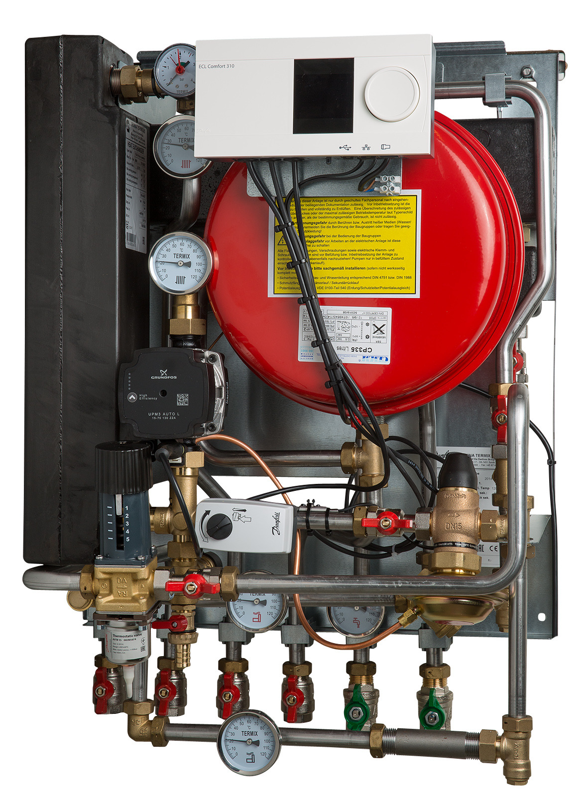 Danfoss Hausstation Termix VVX-B HWP 1-1 PWH:40kW, HE:15kW
