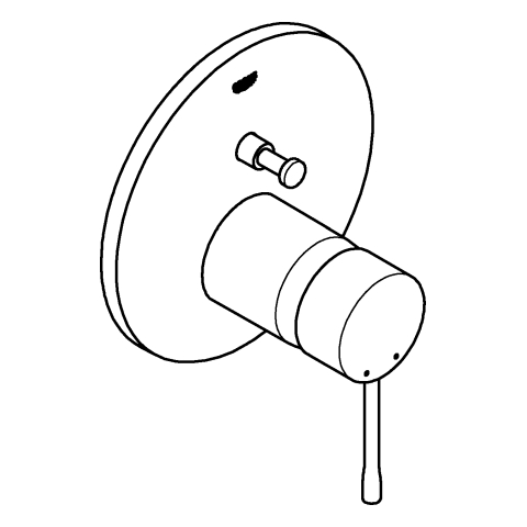 GROHE EH-Wannenbatterie Essence 24167_1 FMS für 35604 warm sunset