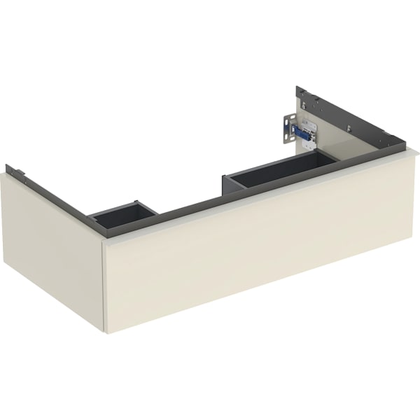Geberit iCon Unterschrank für WT, 1 Schubl. 88,8x24,7x47,6cm, sandgrau