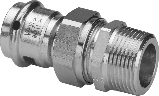 Viega Verschraubung mit SC Prestabo 1165 in 42mm x R11/2 Stahl verzinkt