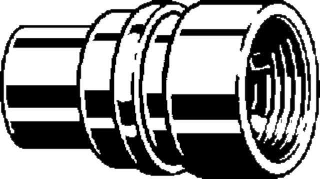 Viega Einsteckstück mit SC Geopress 9615.1TW in 25x22mm Rotguss