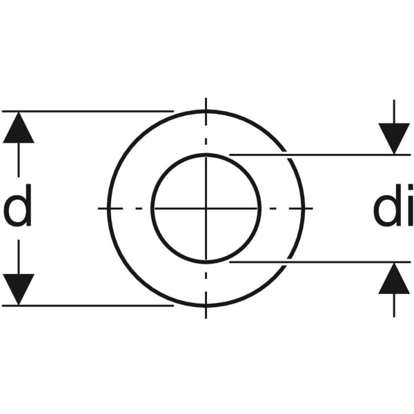 Geberit Flachdichtung für Geberit Spülventil von AP- und UP-SPK, d63 x di 31,5 x 3mm