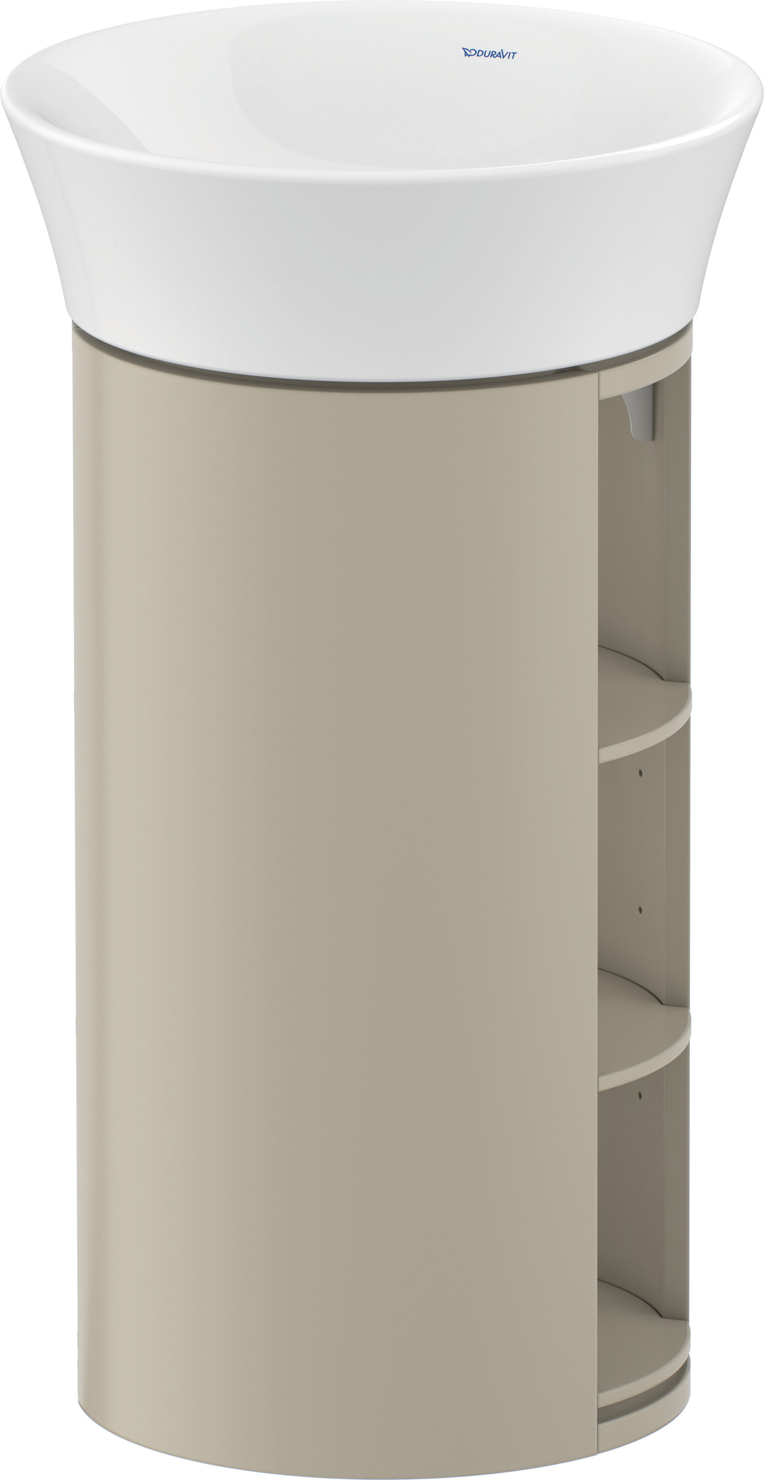 Duravit WTU White Tulip bodenst. 751x350x410mm, Taupe Seidenmatt