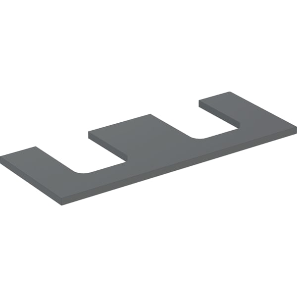 Geberit ONE WT-Pl. Aus re/li f. AWT Schalenf. 120x3x47cm, lava matt