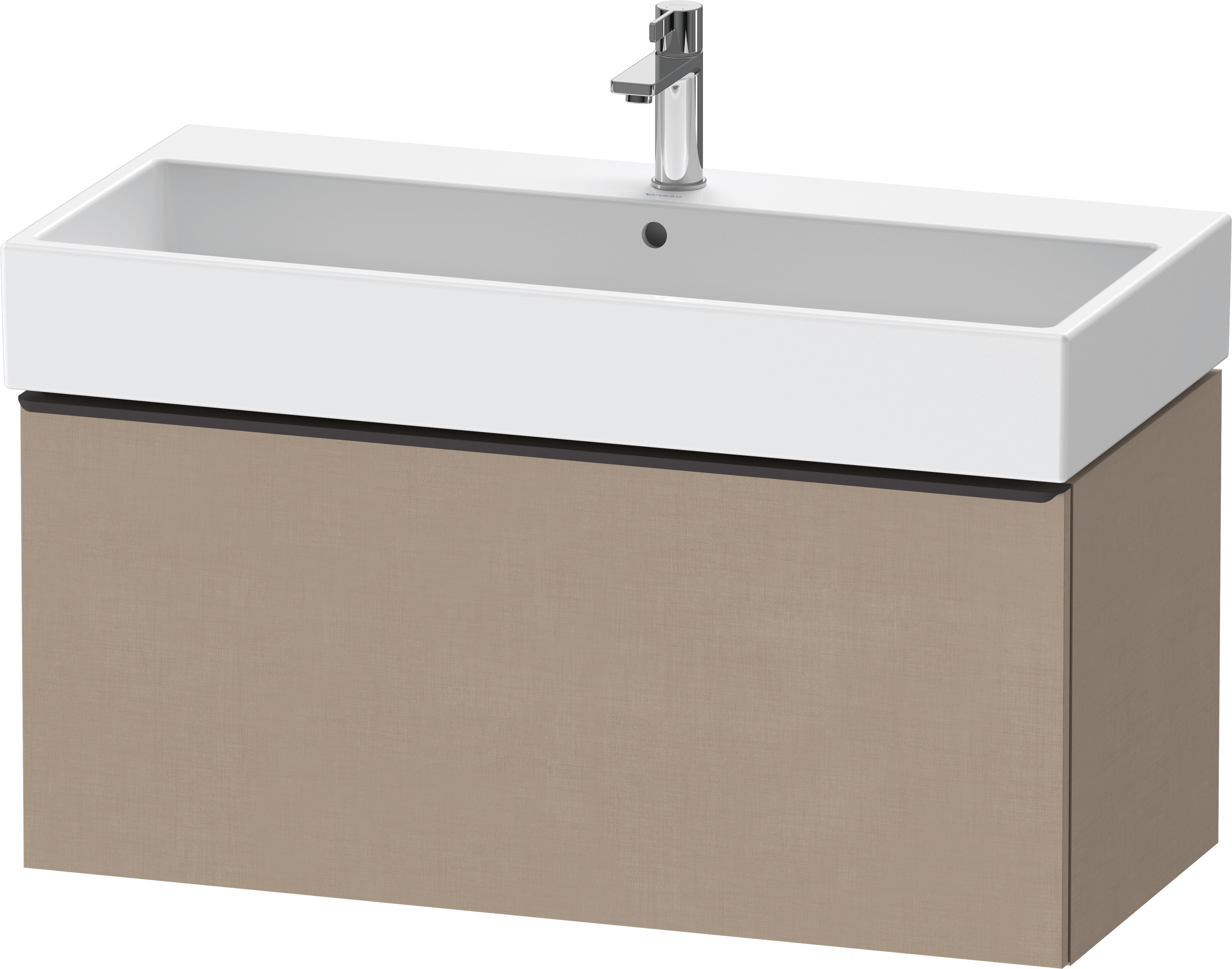 Duravit D-Neo WTU,Wdh,Ausz:1,Gr:Diamant Schw. 984x442x440mm,Leinen Matt, Dekor