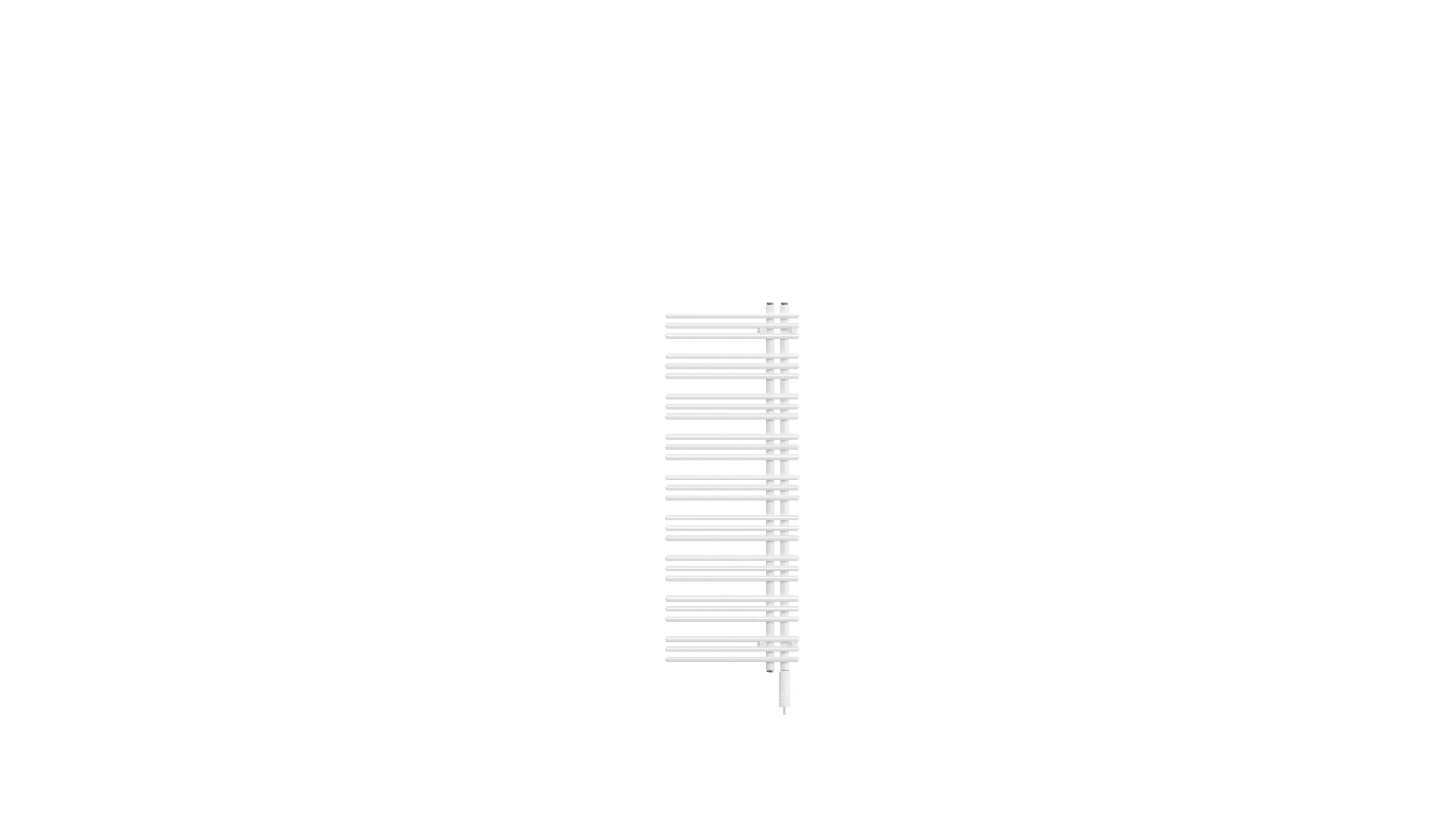 Zehnder Design-Heizkörper Yucca elektr. IHC YAZSL130050ECZD 1432x82x478 RAL 9016