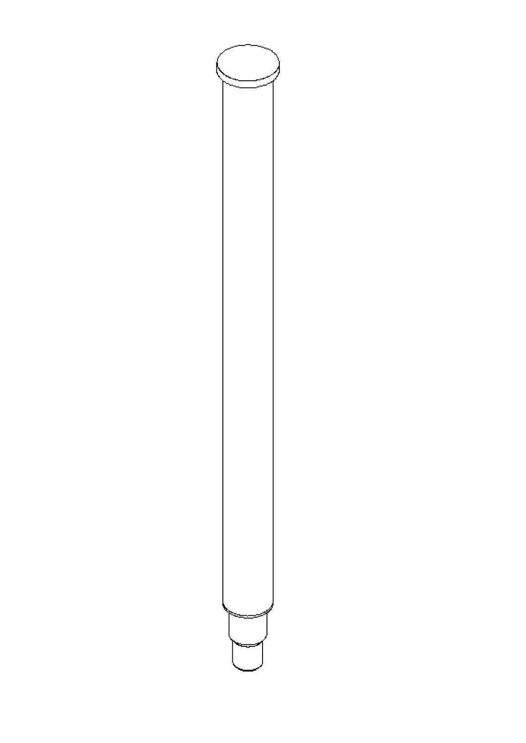 DO Bürstengriff ERSATZTEILE 90282253804 D 25 x 296 mm Chrom