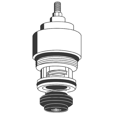 GROHE Umstellung 07686 für THM Wannenbatterien chrom