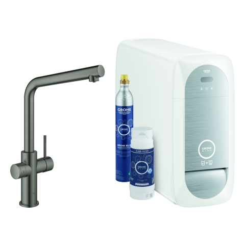 GROHE Starterkit GROHE Blue Home 31454_1 Bluetooth/WIFI L-Ausl. hard graphite gb.