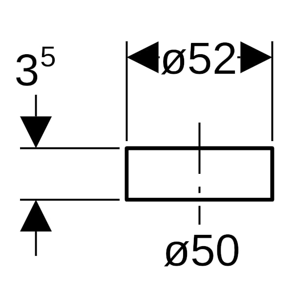 Geberit PE Schutzkappe für Rohrende d50