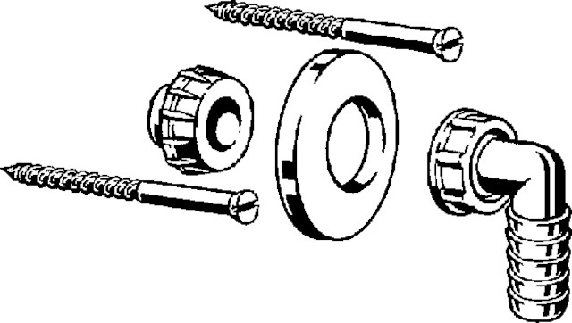 Viega Zubehörset 5635.90C in G1 x 85mm Kunststoff verchromt