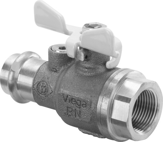 Viega Gaskugelhahn mit SC Profipress G 2671.3 in Rp1 x 22mm