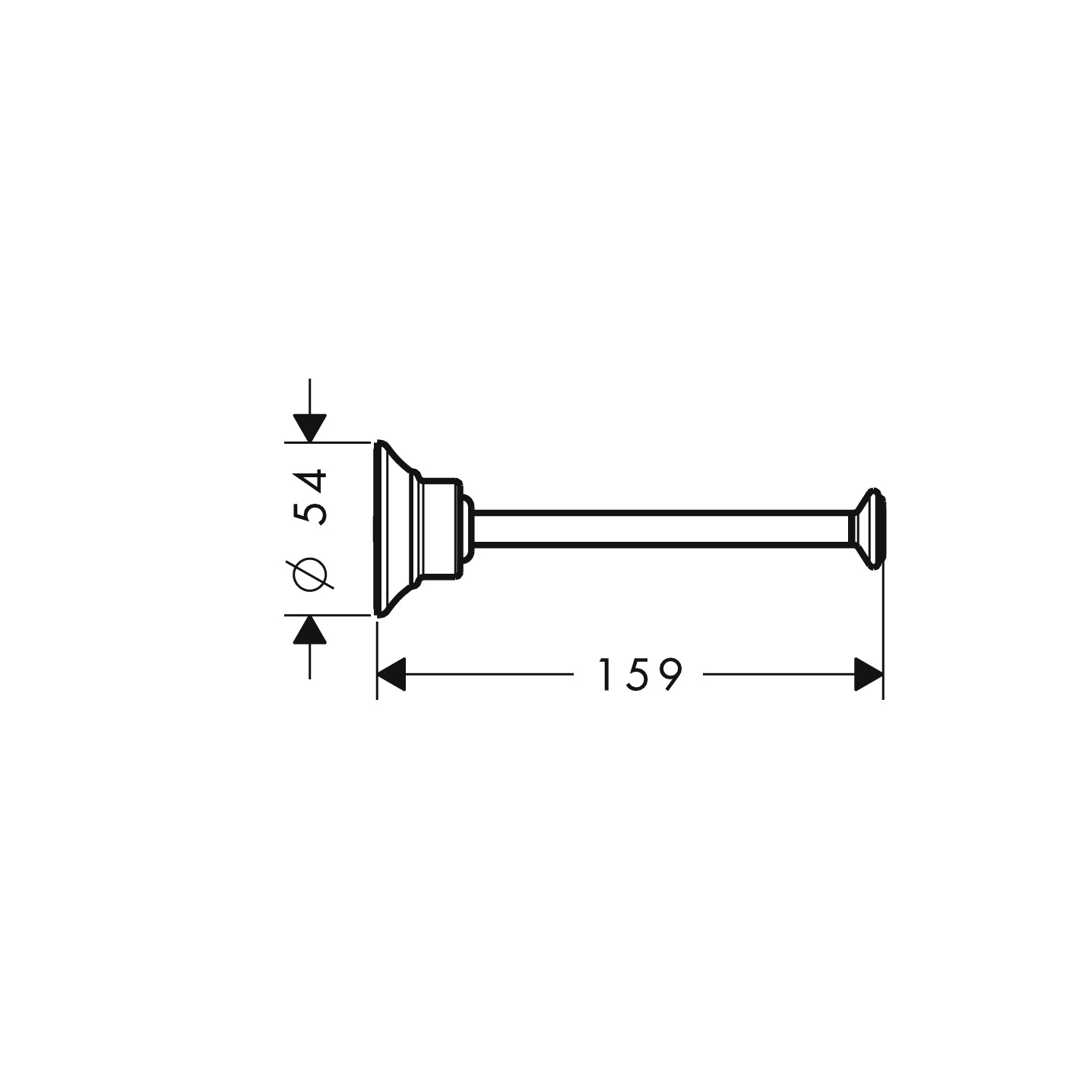 Hansgrohe Reservepapierhalter Axor Montreux chrom