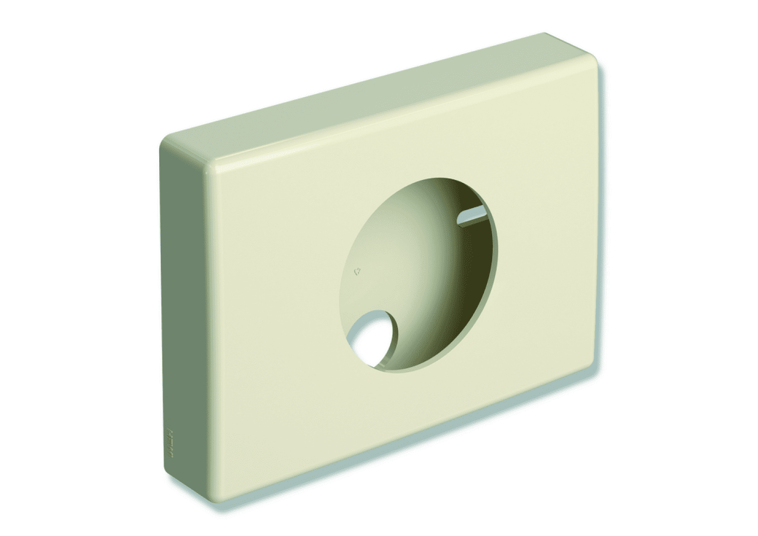 HEWI Hygienebeutelspender, B:143mm, H:103mm, T:27mm reinweiß