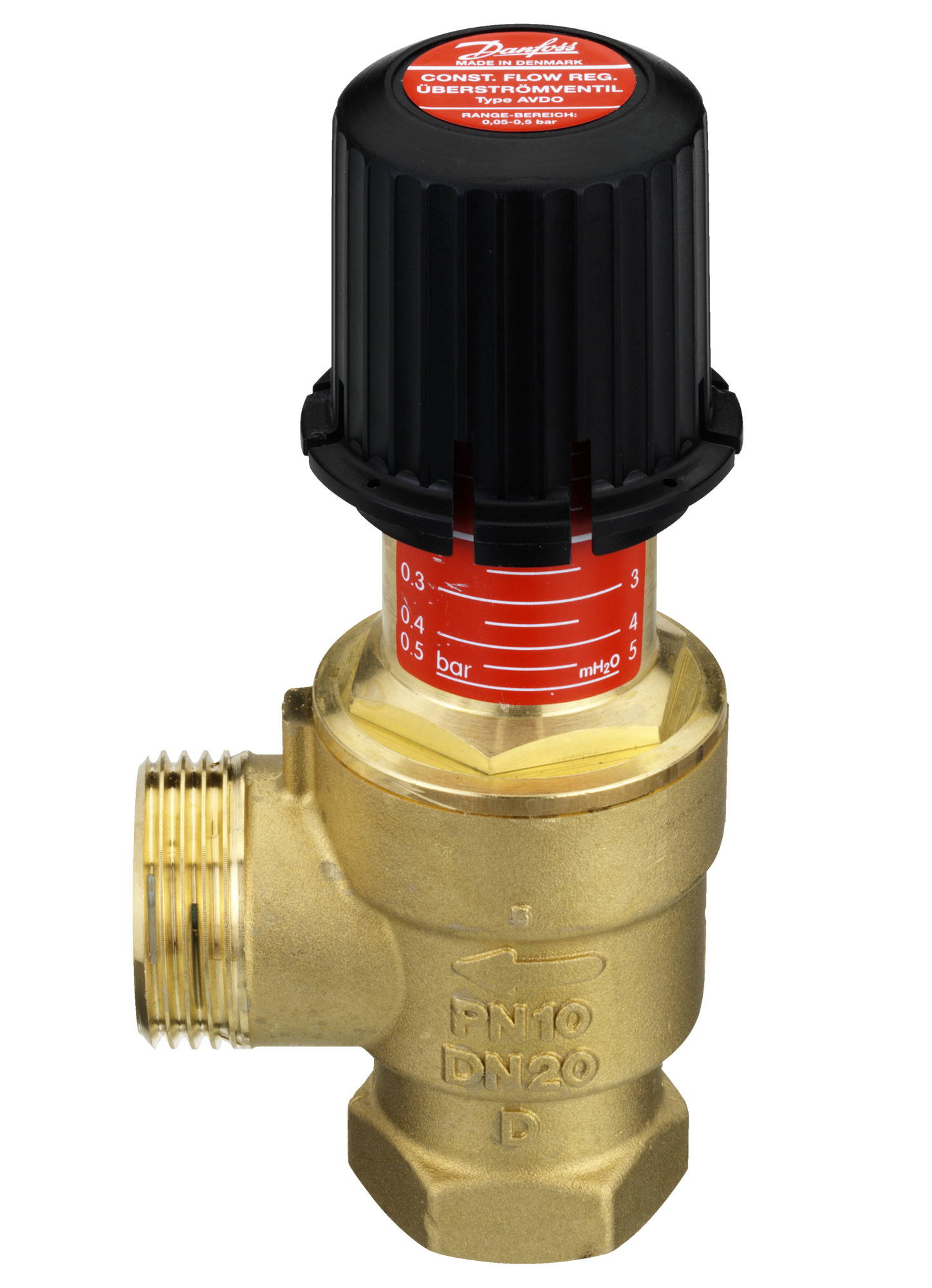 Danfoss Überströmventil AVDO 20 Rp 3/4, ECK, Innen-Muffeng./Nip.