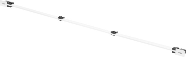 Viega Stegrost Advantix Vario 4967.33 in 300-1200mm Edelstahl weiß