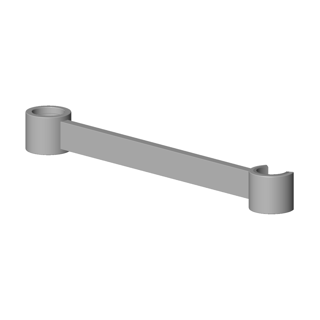 Dornbracht Halter ERSATZTEILE 04172002900 275 x  35 x 30 mm Dark Platinum gebürstet