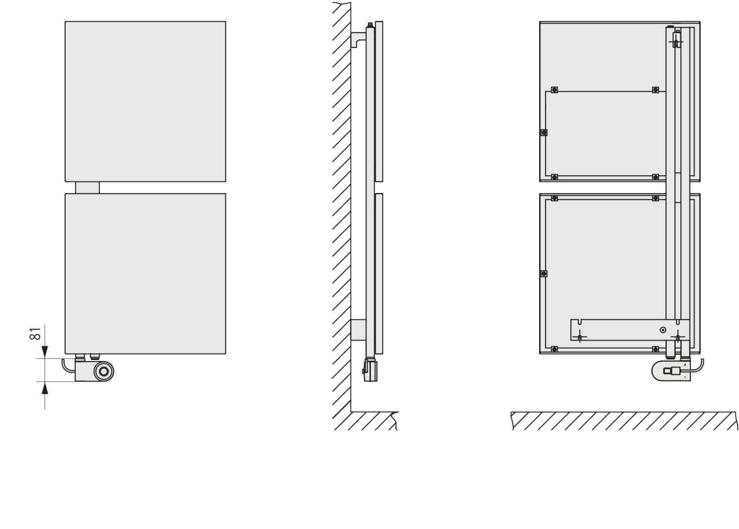 Kermi Signo-E BH 1710x540x57mm max.P800,RAL9016,WRX li RAL9003/WEI, SK1