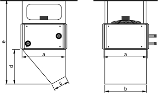Wolf Ausblasdüse für TopWing Luftheizer TLH 100