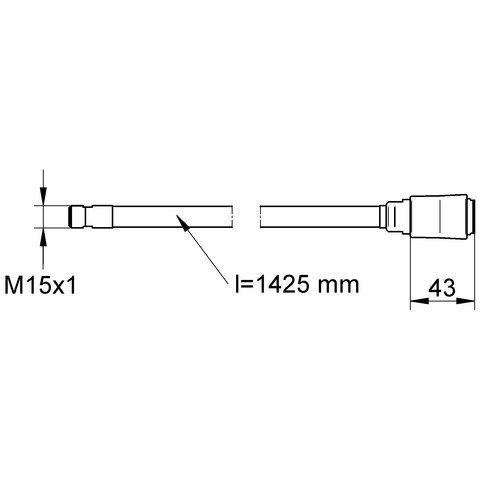 GROHE Mousseurauslauf 440443 für Eichelberg Chicco SPT-Batterie chrom