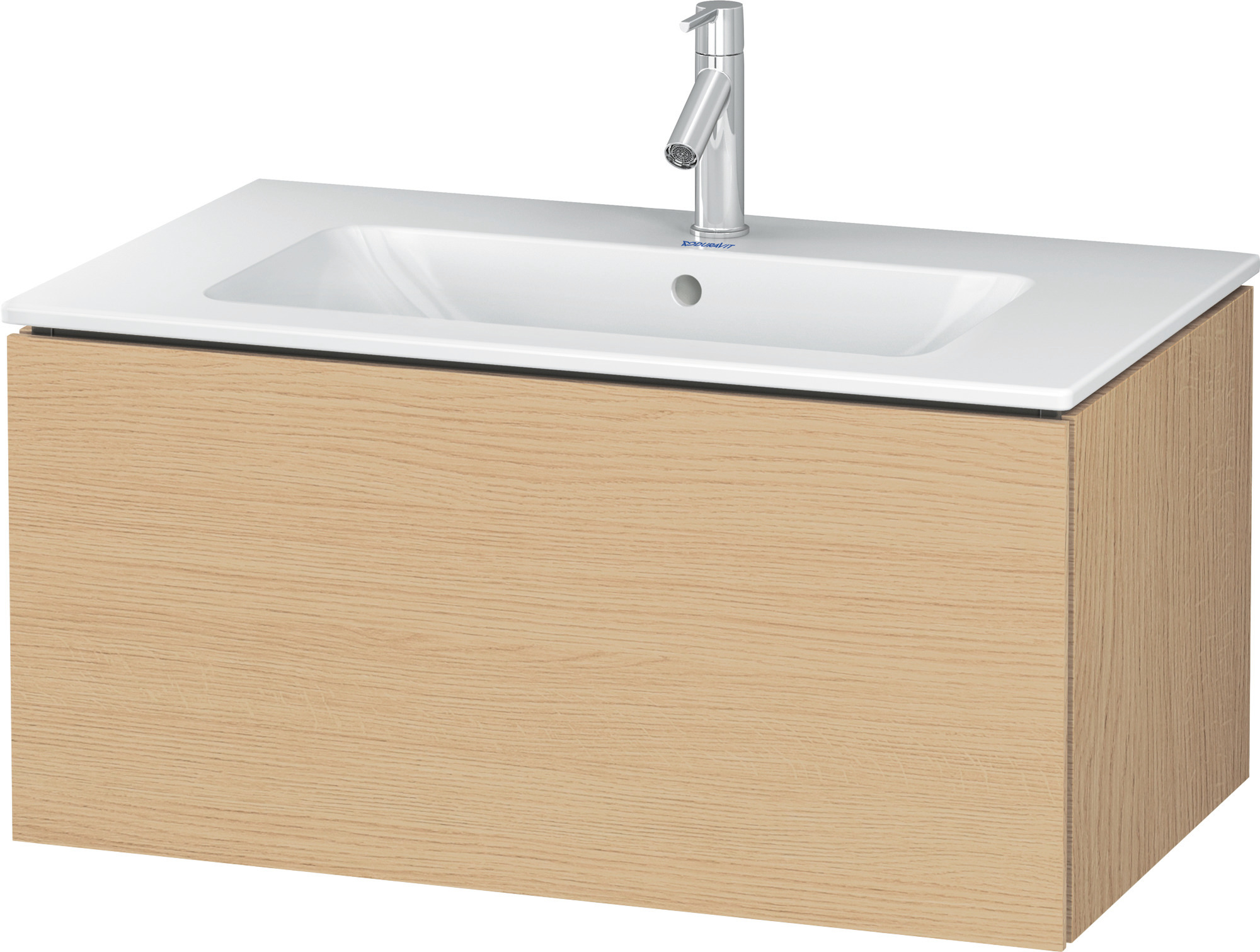 Duravit WTU wandhängend L-Cube 481x820x400mm 1 Auszug, f.233683, Eiche Natur